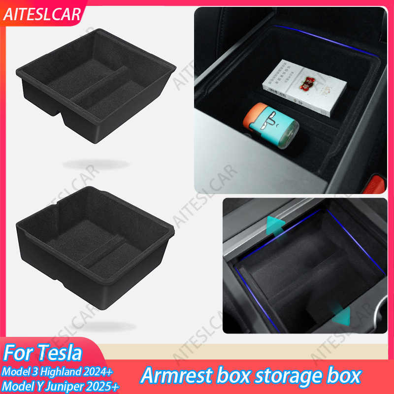 Drawer Organizer Tray - Central Control Storage Box for Tesla