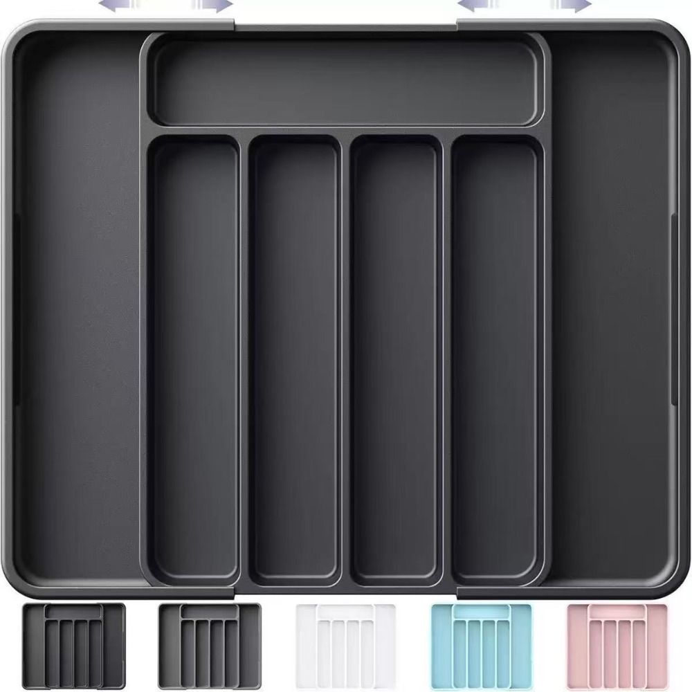 Drawer Organizer Tray - Adjustable Cutlery Drawer Organizer Expandable Save