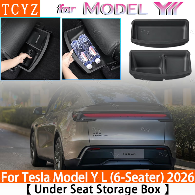 Drawer Organizer Tray - Under Seat Storage Box For Tesla