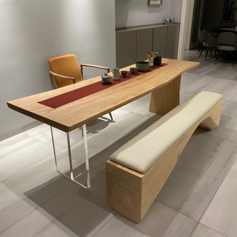 Nordic Solid Wood Acrylic Floa - đánh giá và giá Office Furniture Modern
