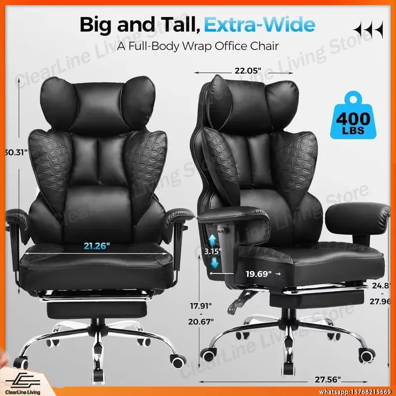 Big and Tall Office Chair 400  - đánh giá và giá Office Furniture Rental
