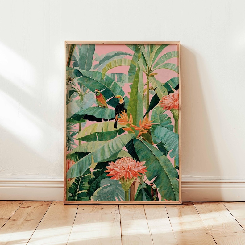 1pc Retro Tropical Canvas Post - đánh giá và giá Office Furniture Modern