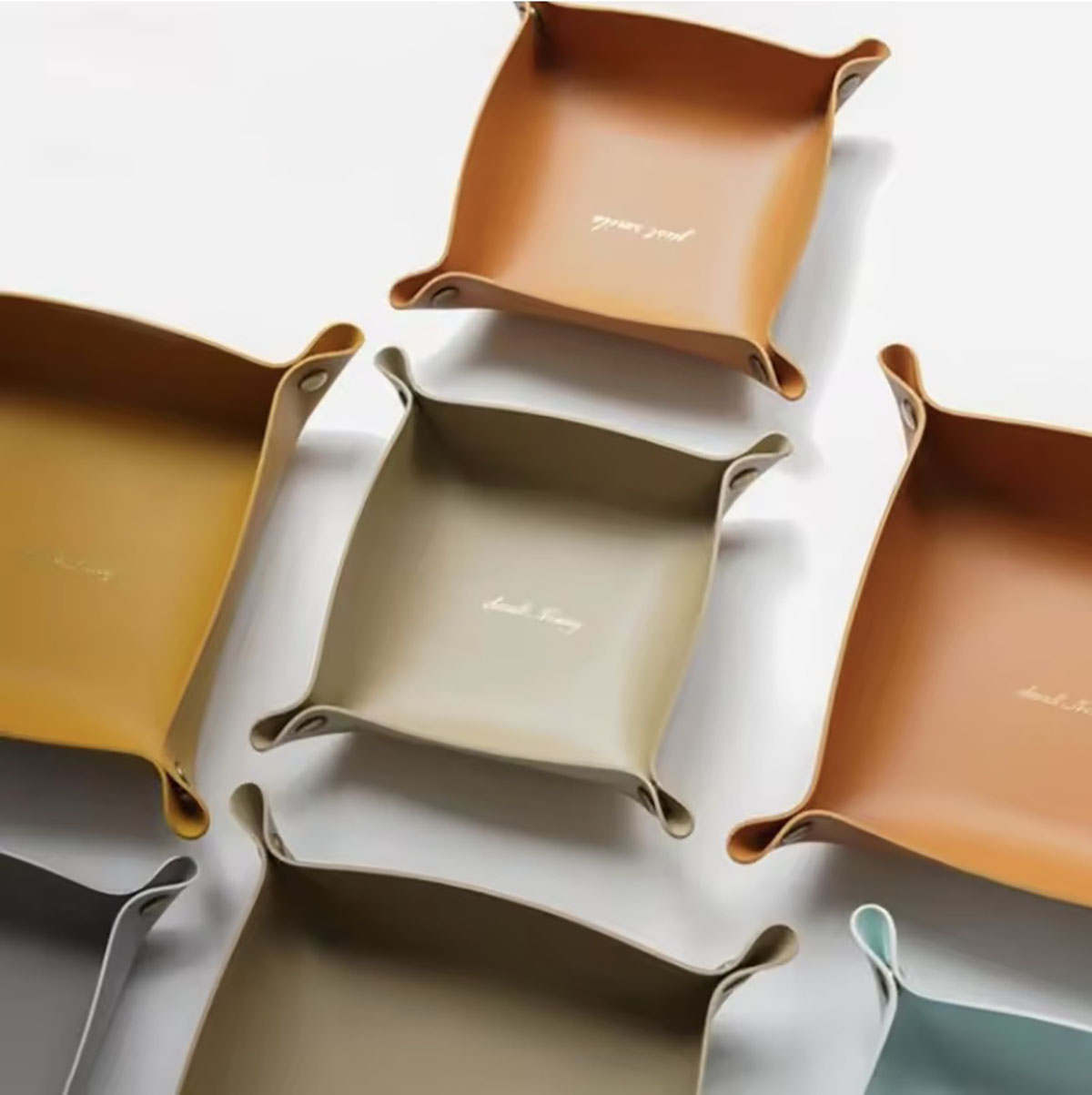 Nordic Style Leather Storage T - đánh giá và giá Drawer Organizer Tray