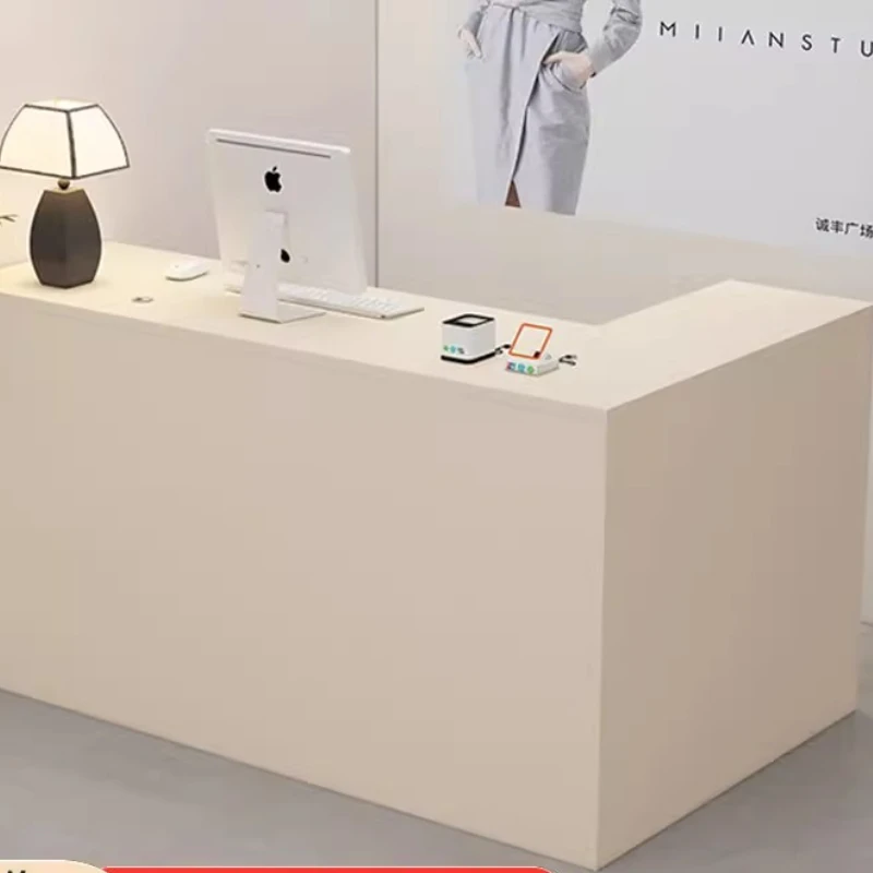 Dentist Curved Reception Desks - đánh giá và giá Office Furniture Rental