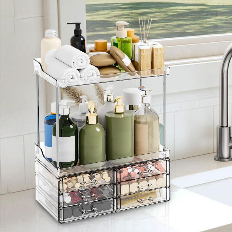 Makeup Organizer Countertop 2- - đánh giá và giá Drawer Organizer Tray