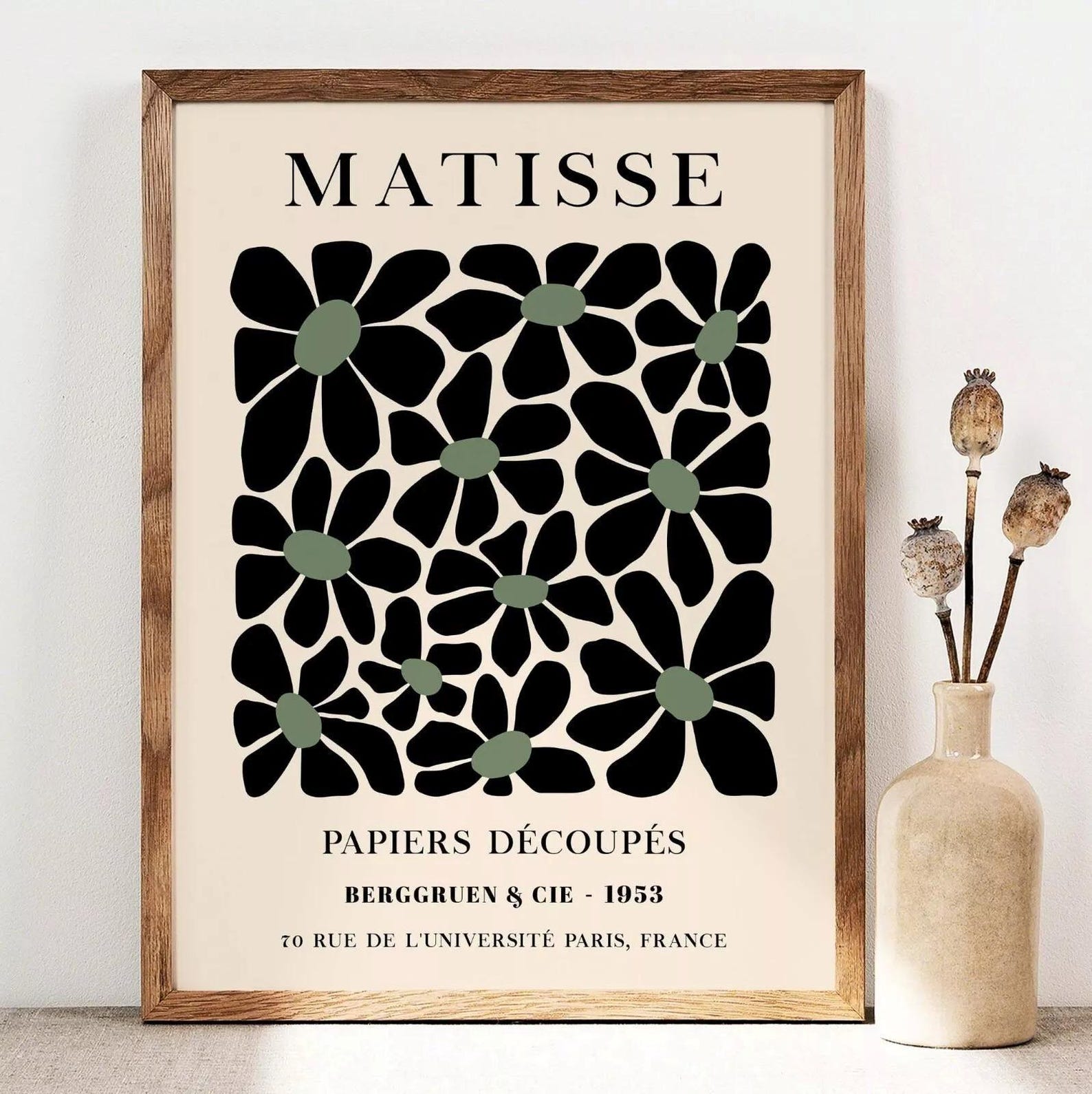 3pcs/set Retro Matisse Canvas  - đánh giá và giá Office Furniture Modern