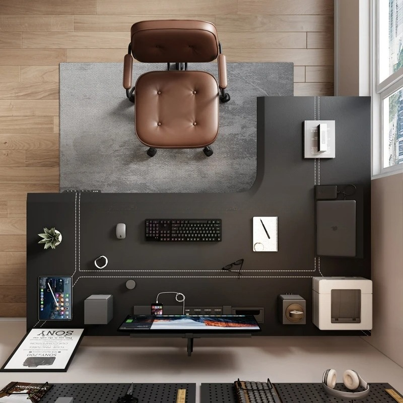 Seven-shaped Large Boss Office - đánh giá và giá Office Furniture Rental