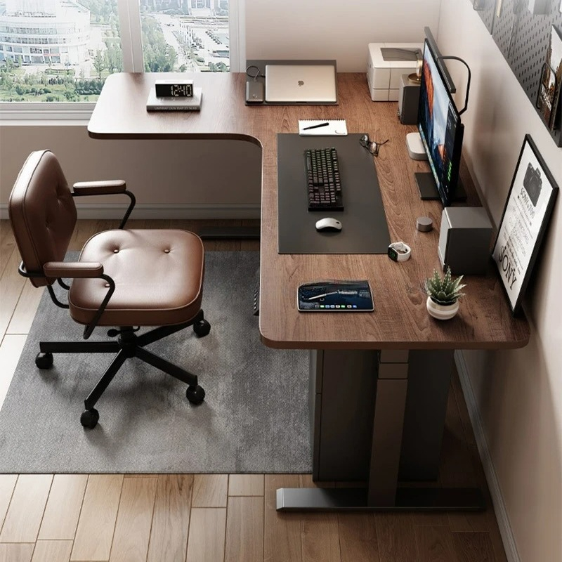 Seven-shaped Large Boss Office - đánh giá và giá Office Furniture Rental