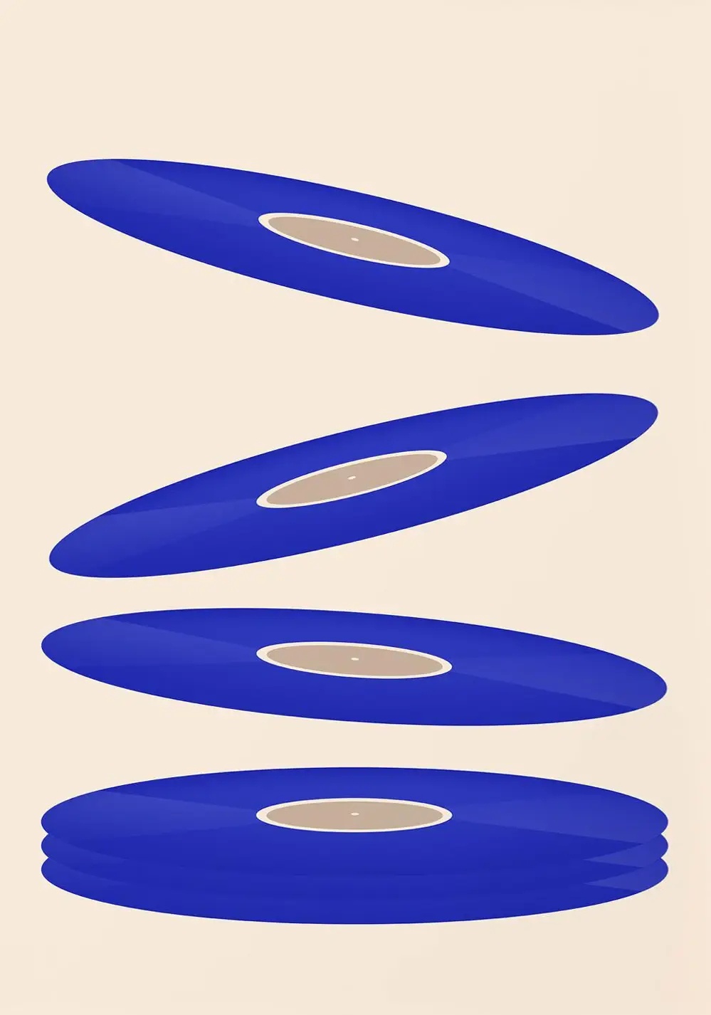 Mid Century Vinyl Record Canva - đánh giá và giá Office Furniture Modern