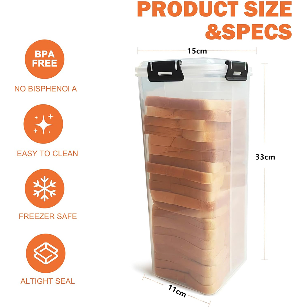 Bread Storage Container with A - đánh giá và giá Drawer Organizer Tray