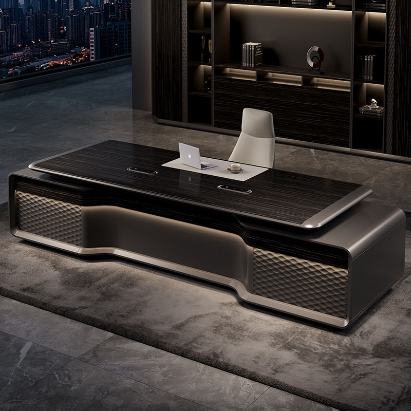 *Boss Desk Luxury Combination  - đánh giá và giá Office Furniture Rental