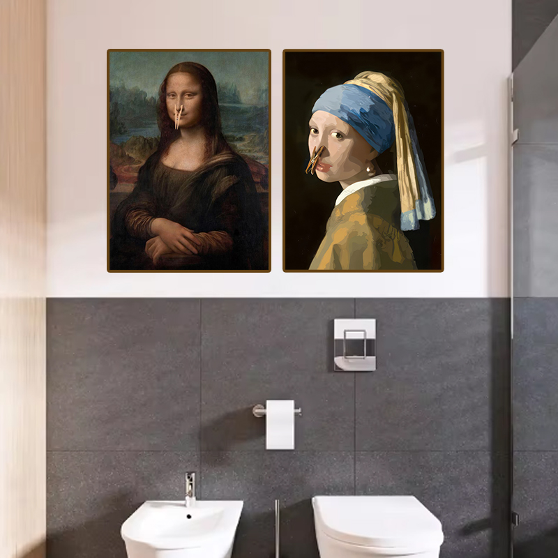 1pc Funny Abstract Bathroom To - đánh giá và giá Office Furniture Modern