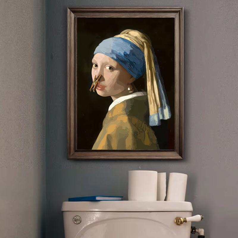 1pc Funny Abstract Bathroom To - đánh giá và giá Office Furniture Modern