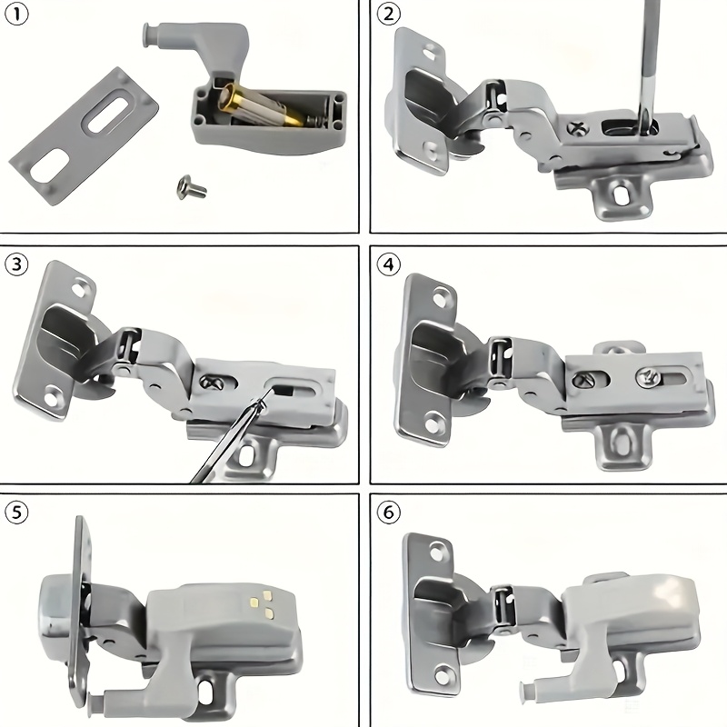 10-Pack Easy-To-Install Hinge  - đánh giá và giá Office Furniture Hardware