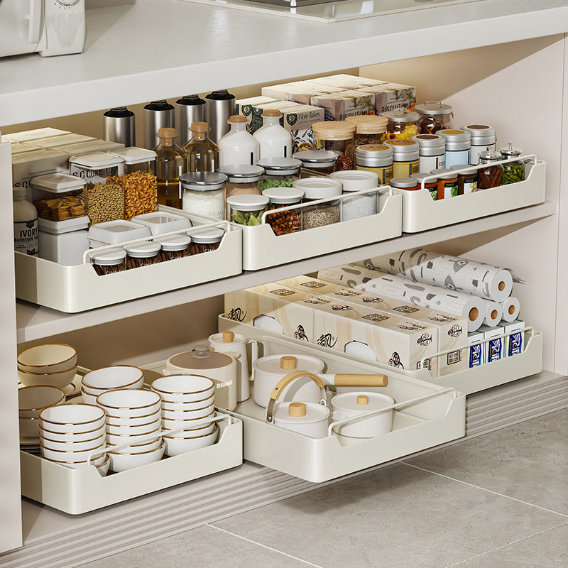 Kitchen Storage metal holdetr  - đánh giá và giá Drawer Organizer Tray